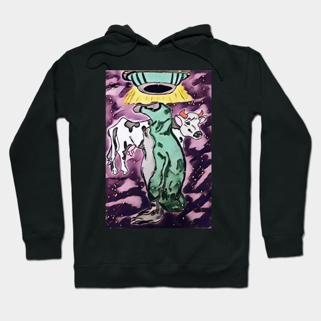 Space Penguin Hoodie by Cassie’s Cryptid Land